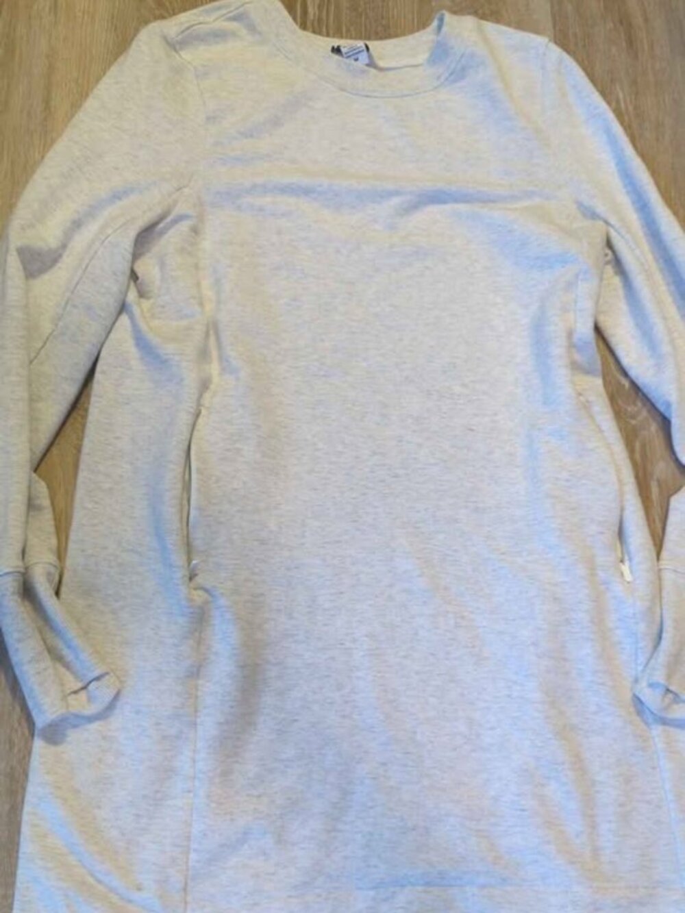 Athleta Heather Gray Tunic Sweatshirt Dress M